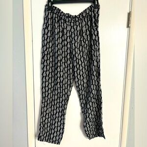 Black and White Lounge Pants